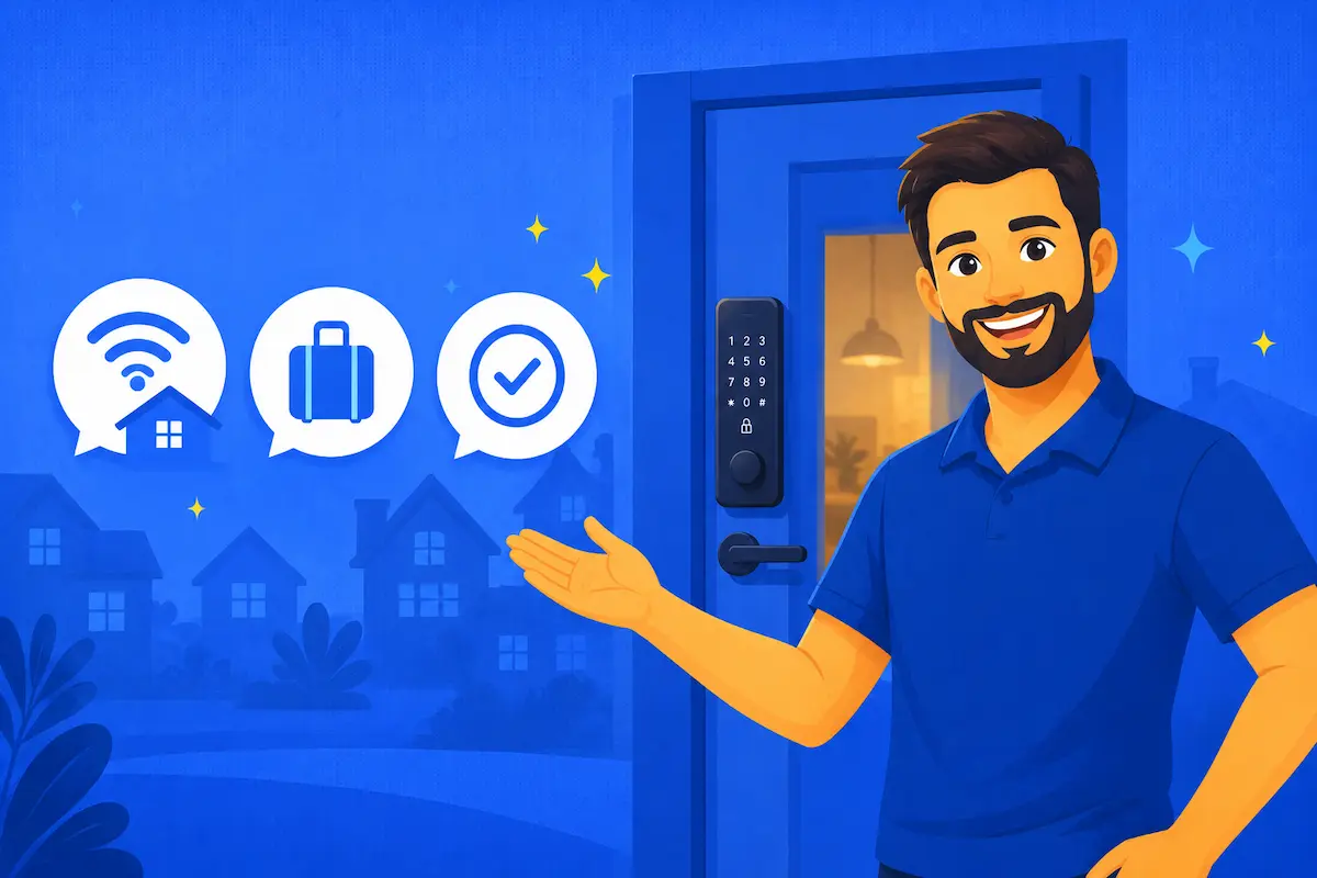 Check-in autónomo: como configurar a entrada sem chaves (e sem estar presente)