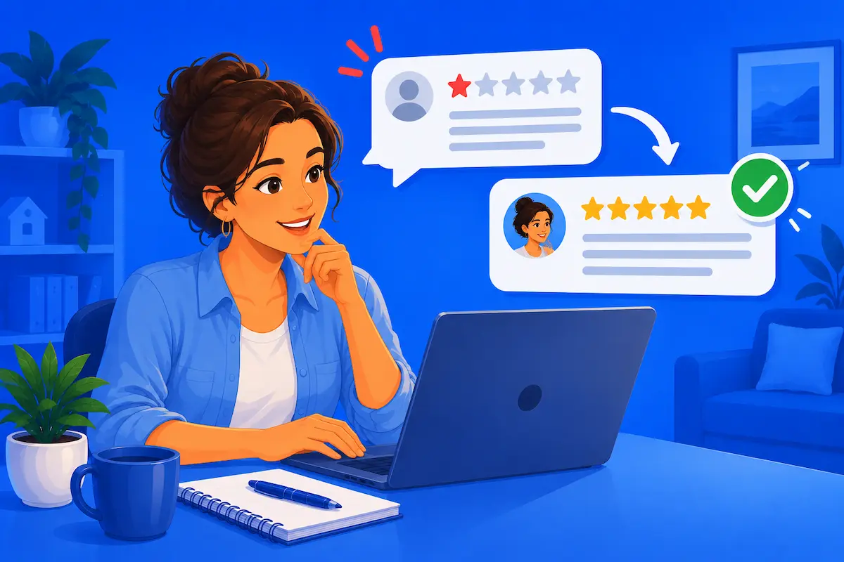 Como responder a avaliações negativas no Airbnb e no Booking
