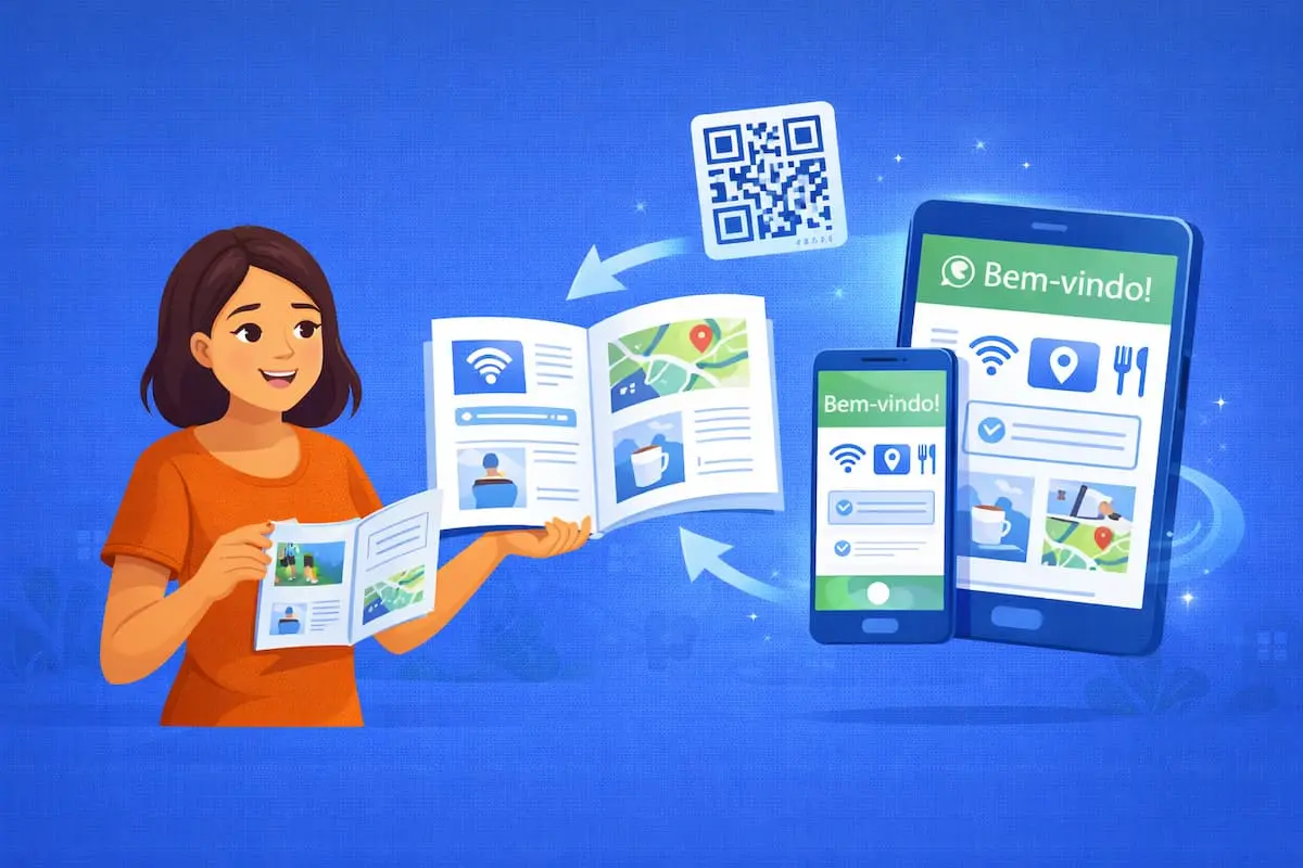 Adeus ao manual do hóspede em papel: porque digitalizar o teu alojamento?